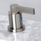 Kingston Brass FSC8938NDL NuvoFusion Widespread Bathroom Faucet W/ Brass Pop-Up, Nickl FSC8938NDL - alternate 2